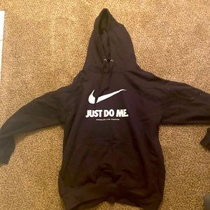ALF Just Do Me black hoodie, size L